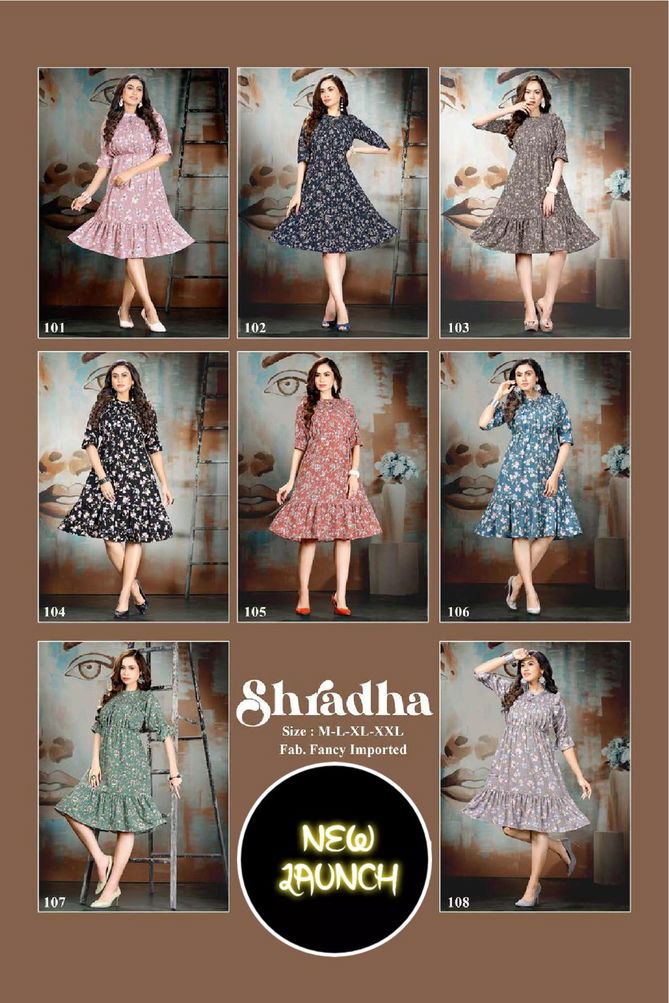 Shraddha Vol 1 Short Printed Kurtis Catalog